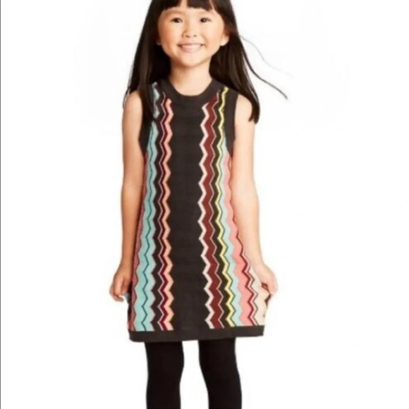 Missoni for Target Toddlers Size 12 months Zig Zag Chevron Sweater Dress, NWOT - Picture 1 of 6